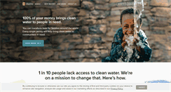 Desktop Screenshot of my.charitywater.org
